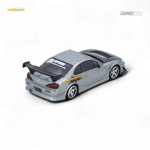 (Pre-Order) INNO64 TOP SECRET SILVIA - S15 Silver 1:64