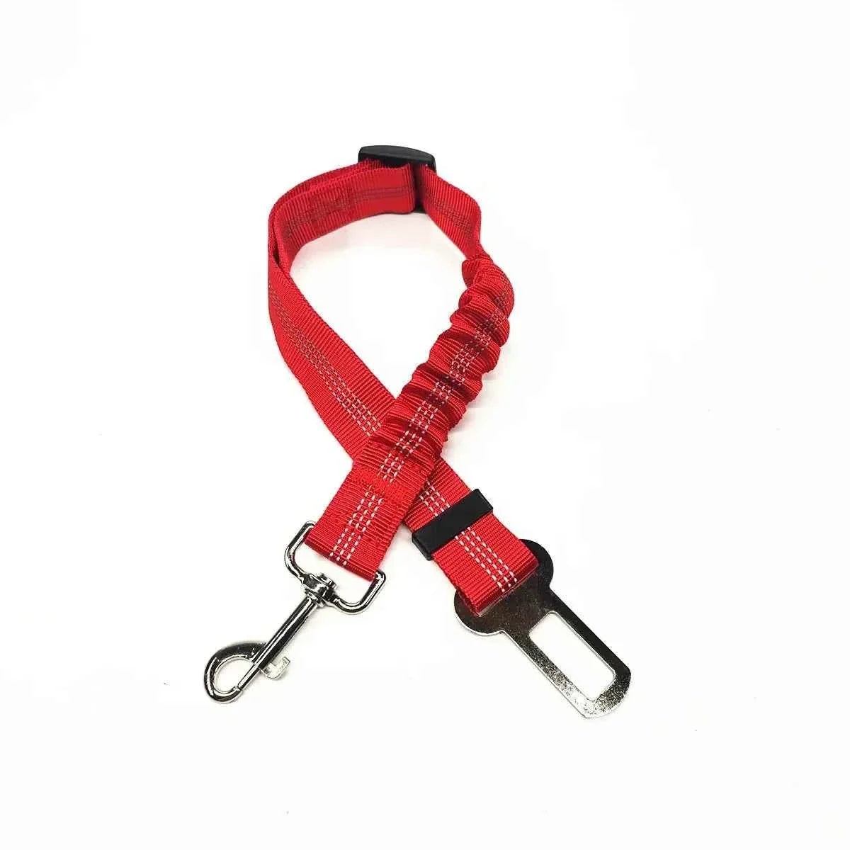 Pet Car Seat Belt Harness – Adjustable Safety Clip for Dogs & Cats