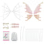 Luminous butterfly electric wings music fairy wings angel props gift