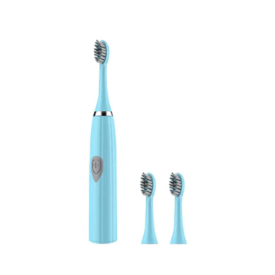 Electric Toothbrush for Adults – Automatic Couples Set with Random Brush Head Colors | Rechargeable Tooth Cleaner for Home & Travel Use
