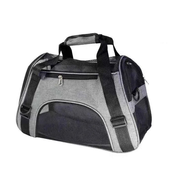 Portable Cat & Dog Carrier Bag – Foldable Breathable Travel Handbag