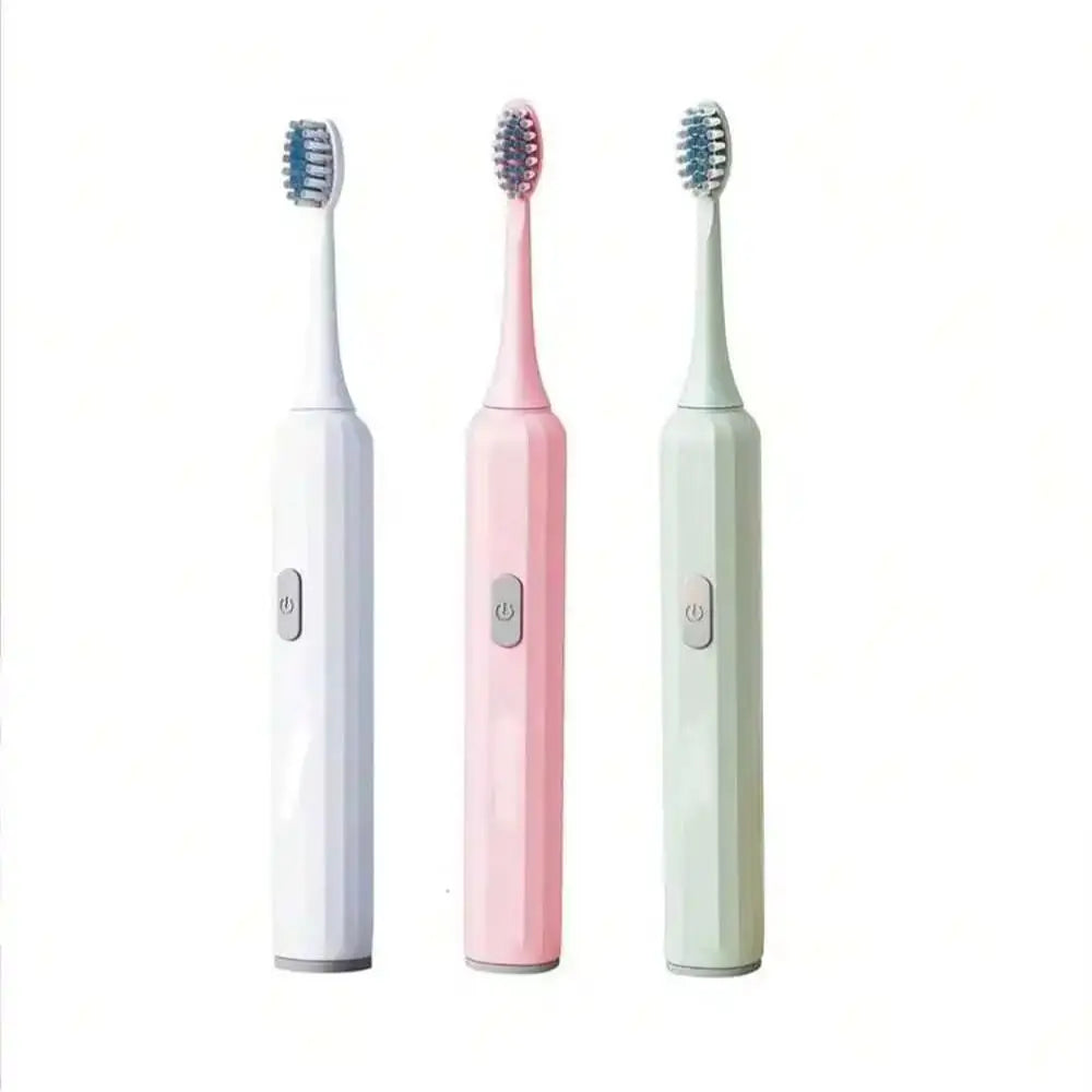 Automatic Sonic Electric Toothbrush for Adults – Rechargeable Tooth Cleaner with Soft Bristles | Deep Oral Cleaning & Whitening Toothbrush