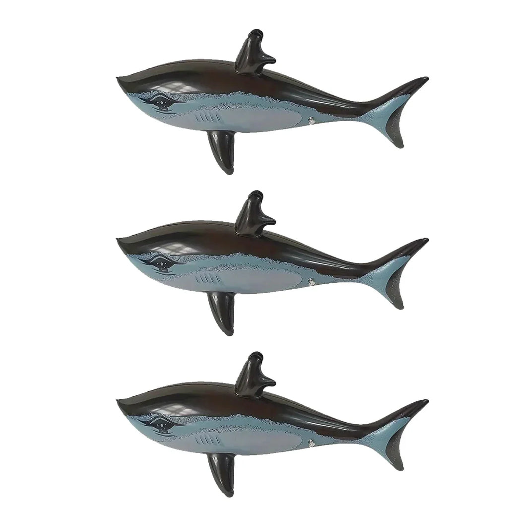 1-3pcs Inflatable Shark Toy Beach Pool Party Swimming Game Toy Water Sports Inflatable Toys Gift