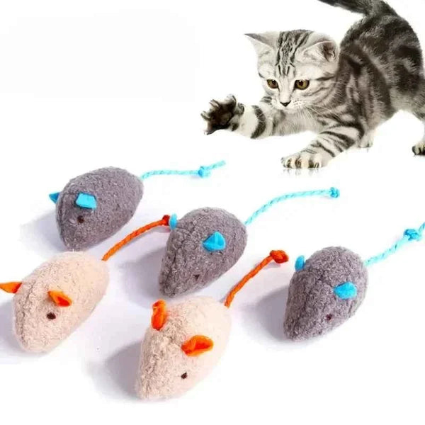 Plush Rat Cat Toy Set – 3/7PCS