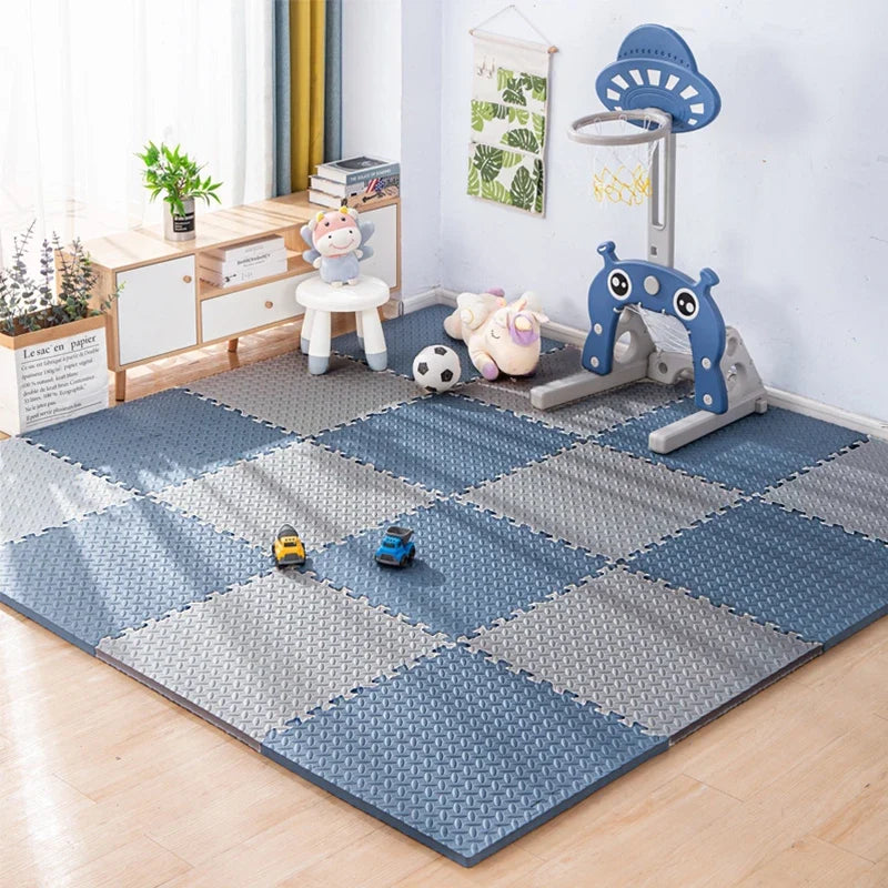 Puzzle Foam Play Mat for Children – Interlocking Tiles Baby Carpet, Kids’ Floor Padding for Home & Workout