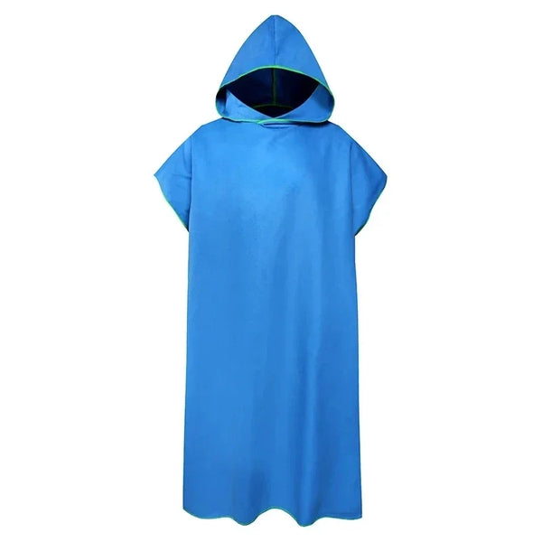 Quick Dry Changing Robe Hooded Absorbent Bathrobe Super Absorbent Bath Towel for Swimming Fitness Yoga Beach