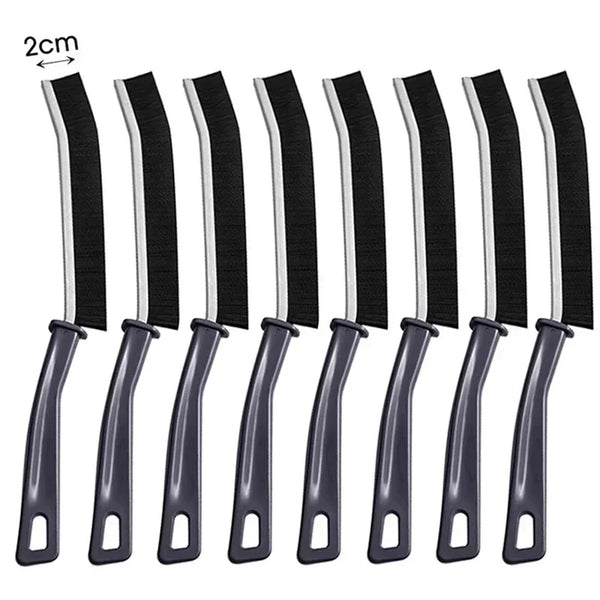 Hard Bristle Crevice Cleaning Brush – Corner, Groove & Window Cleaning Tool for Kitchen, Bathroom, Tiles & Home