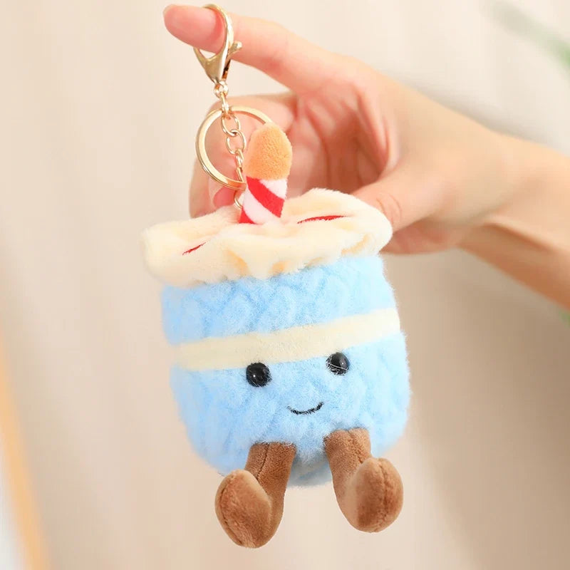 Cute Cartoon Egg & Toast Plush Toy – Breakfast Expression Stuffed Doll Pillow | Soft Baby Comfort Toy & Christmas Gift