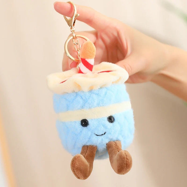 Cute Cartoon Egg & Toast Plush Toy – Breakfast Expression Stuffed Doll Pillow | Soft Baby Comfort Toy & Christmas Gift