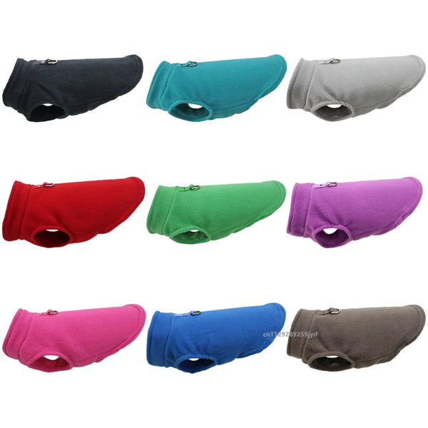 Winter Warm Dog Jacket with D-Ring – Cozy Pet Vest for Small Dogs & Cats