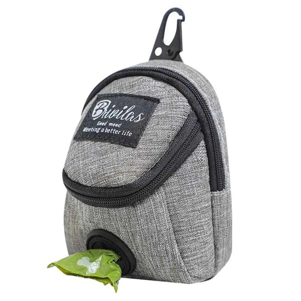 Portable Dog Treat Pouch – Training & Travel Bag with Poop Dispenser