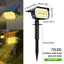 72/68 LED Solar Landscape Lights Outdoor IP65 Waterproof Solar Light with 3 Modes Solar Garden Spotlight for Yard Lawn Walkway