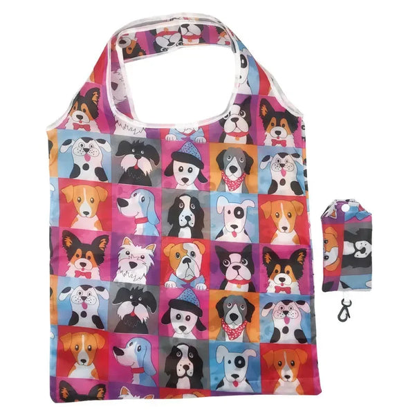 Reusable Foldable Shopping Bag – Eco-Friendly Nylon Grocery Tote | Lightweight, Durable & Washable Travel Bag