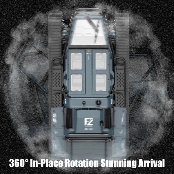JJRC C8812 LED Light Full Scale Tracked Tank Simulation Model Toy RC Car Model Drift Remote Control Off-Road Vehicle Boy Gift