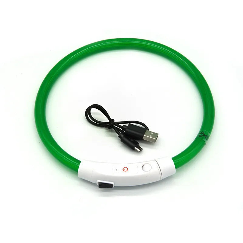 LED Dog Luminous Collar for Night Safety