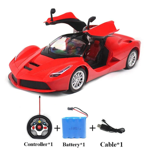 Paisible 1:14 Electric RC Car Classical Remote Control Cars Door Can Open Vehicle Toys For Boys Girls Kids Gift 6066