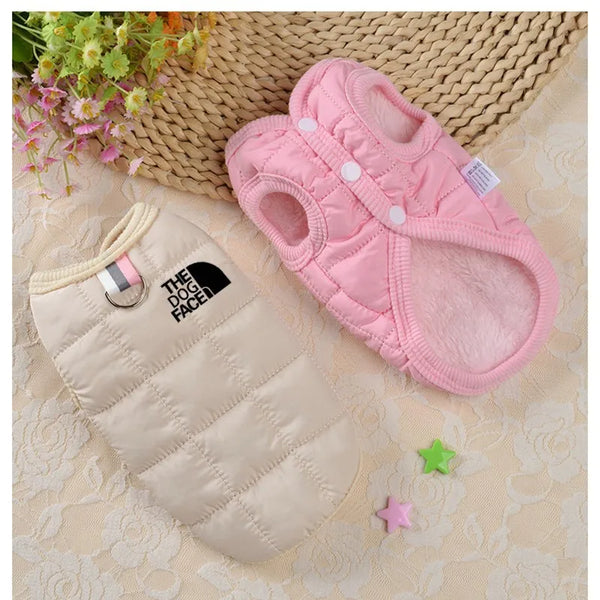 Designer Trendy Dog Clothes – Winter Warm Pet Coat for Small & Medium Dogs