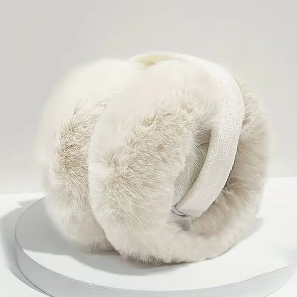 Solid Soft Plush Winter Earmuffs – Unisex Warm Ear Covers for Outdoor Use | Fashion Fleece Earflap Protection for Men & Women
