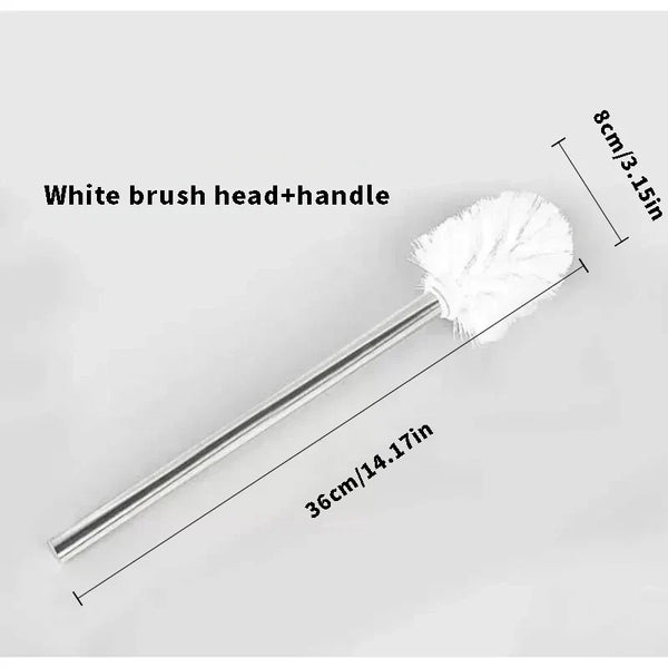 Japanese Minimalist Toilet Brush – Stainless Steel Handle