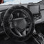 Car steering wheel cover without inner ring in winter plush warm soft comfortable non-slip elastic elastic handlebar cover