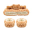 3Pcs Set Makeup Headband Wristband Set Cute Animal Face Wash Cleaning Spa Hairhand for Women