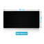 Gaming Large Mousepad – Anti-Slip Rubber Desk Mat with Stitched Edge, Extra-Large Mousepad