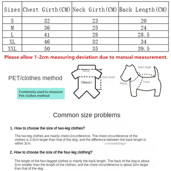 Fleece Warm Dog Sweater – Autumn Winter Coat for Small Dogs & Puppies