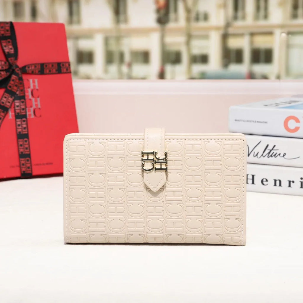 CH Luxury Brand Spring Fashion Women's Organizer Wallet Coin Purse Long Large Capacity Card Holder Coin Purse 2025 High Quality