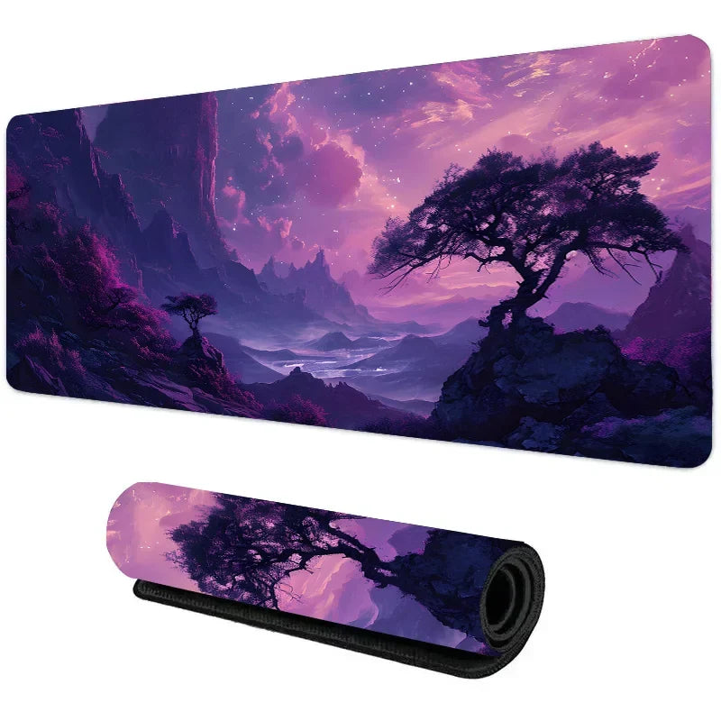 Night Moonlight Large Mouse Pad – Non-Slip Gaming & Office Desk Mat for Laptop, PC, and Esports Players