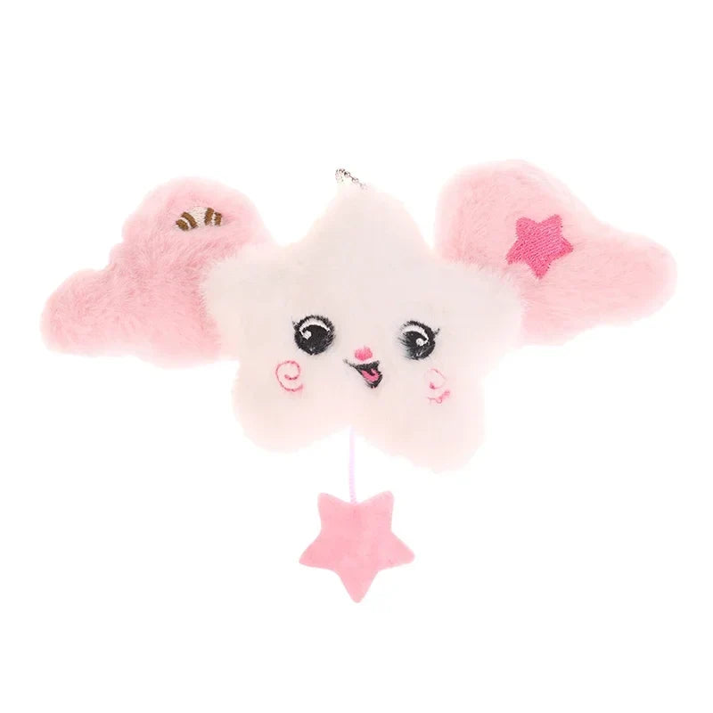 1PC Star Pendant Key Chain Doll Album Plush Pendant Doll School Bag Decoration Gifts