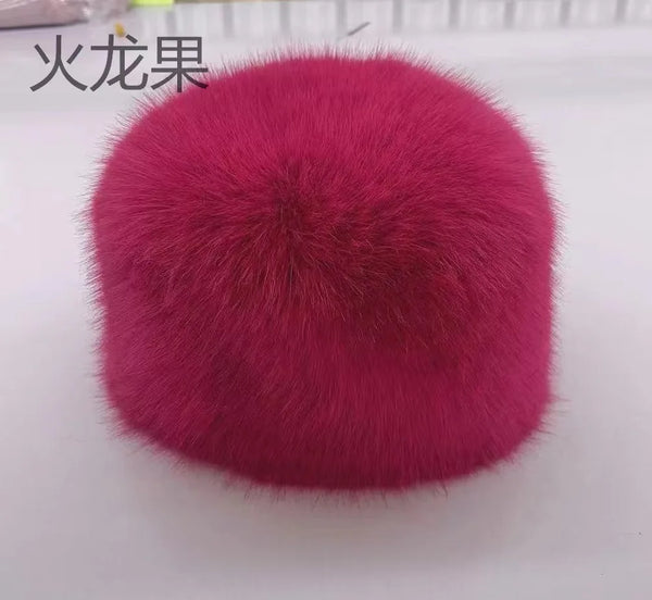 Faux Fur Headband Women Winter Hats Warm Fur Faux Bomber Fluffy Russian Caps Earmuff Girl Outdoor Ski Snow Earwarmer Beanies