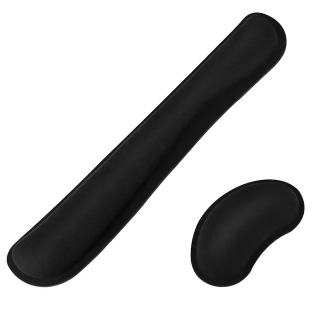 Widen Memory Foam Mouse Pad with Wrist Support – Non-Slip Keyboard & Mouse Rest for Office, PC, Laptop, and Mac