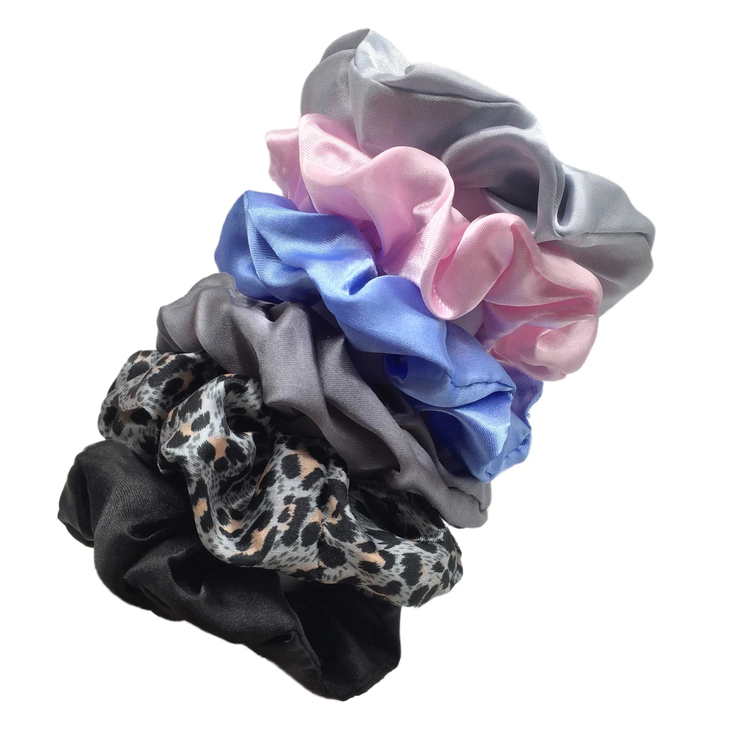 Satin Scrunchies Set for Women & Girls – 25/10/6 Pcs Elastic Hair Bands | Soft Silk Ponytail Holders & Fashion Hair Accessories