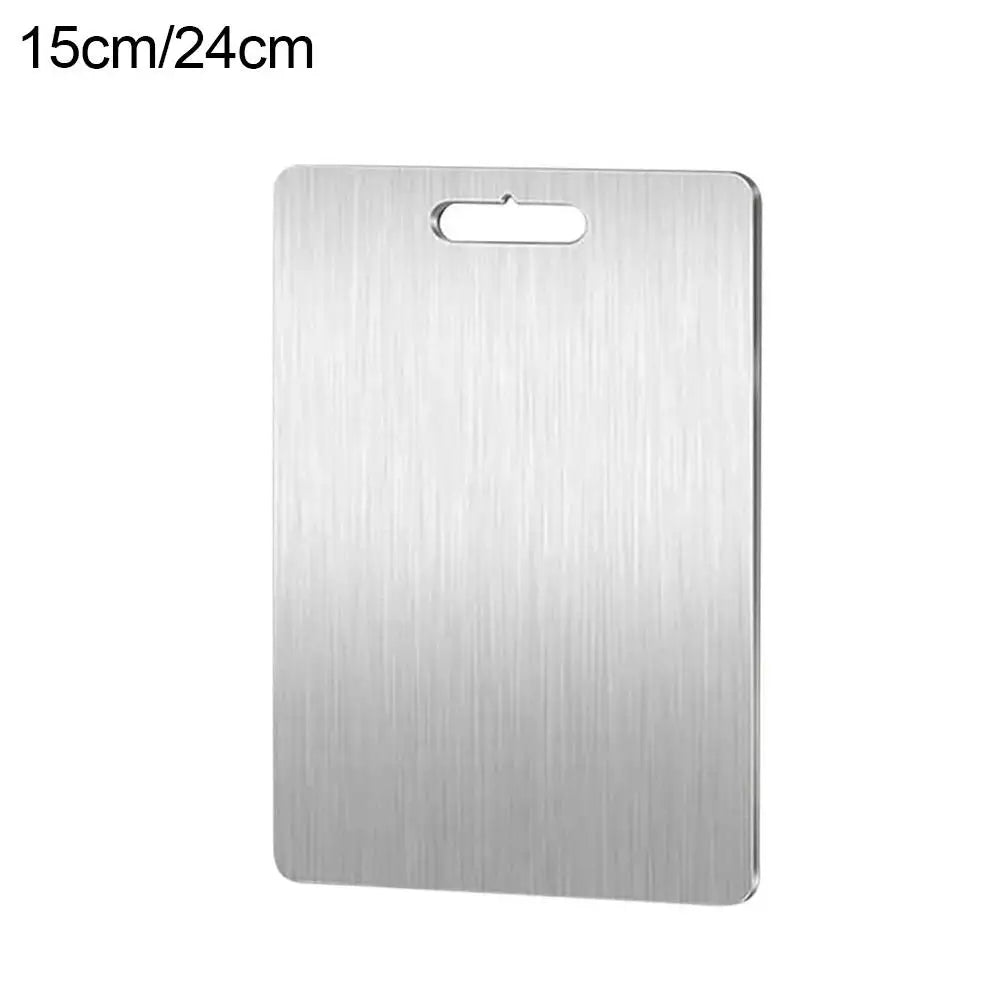 NEW Titanium Cutting Boards For Kitchen Steel Cutting Board 304 Steel Double-Sided Food Grade Cutting