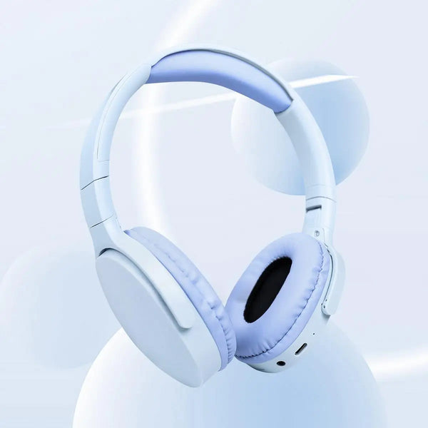 Bluetooth Wireless Over-Ear Headphones – Deep Bass, Long Battery Life