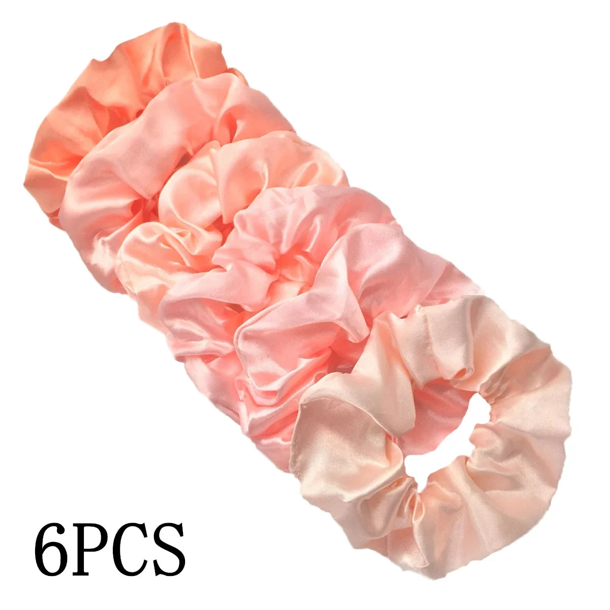 Satin Scrunchies Set for Women & Girls – 25/10/6 Pcs Elastic Hair Bands | Soft Silk Ponytail Holders & Fashion Hair Accessories
