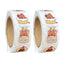 500 stickers capybara roll stickers high value cute cartoon decorative stickers sealing stickers