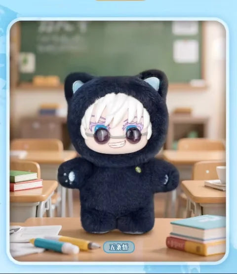 Jujutsu Kaisen 2 Cat Ear Plushie Series Blind Box Mystery Box Anime Figure Room Decoration Collection Kids Custom Gift