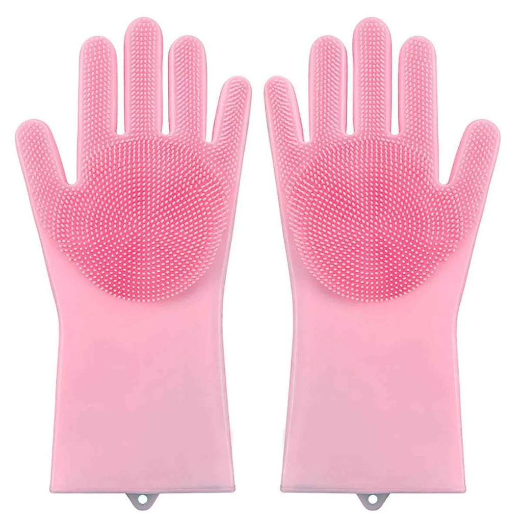 Premium Silicone Bathing Gloves for Dogs and Cats