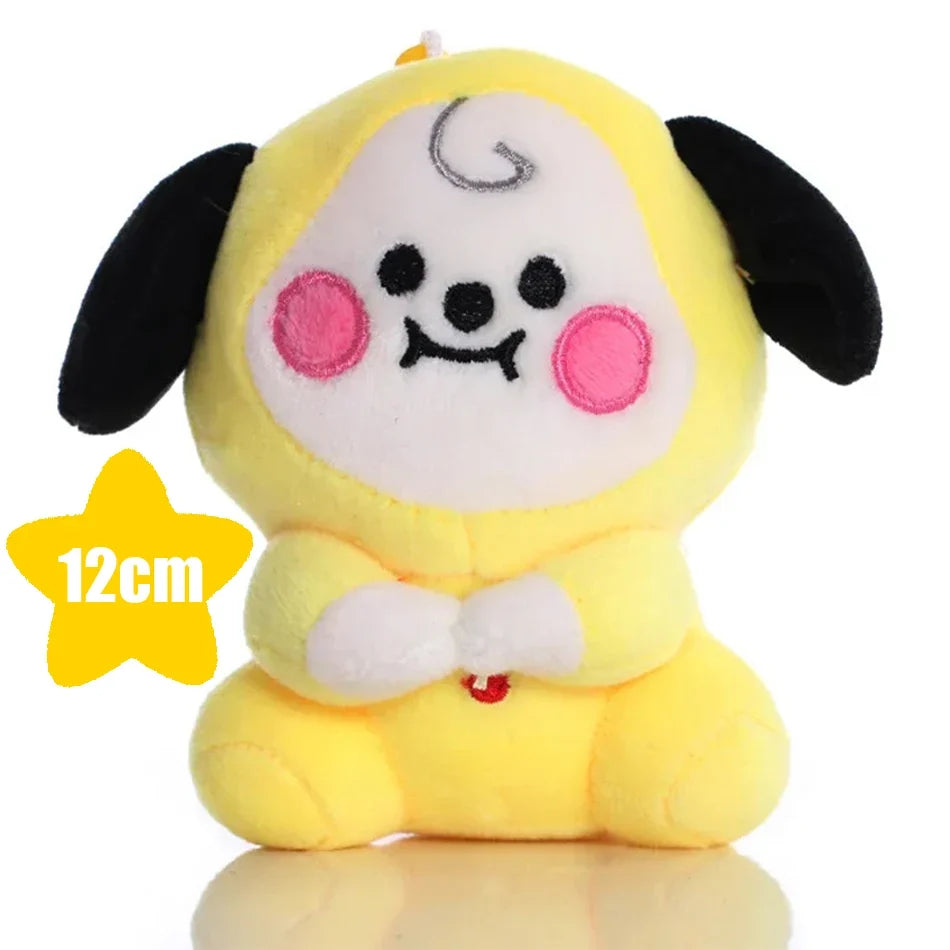 B-T-21 Plush Toy Set – Cute Cartoon Animal Keychain & Backpack Pendant, Soft Stress Relief Toy & Friend Gift