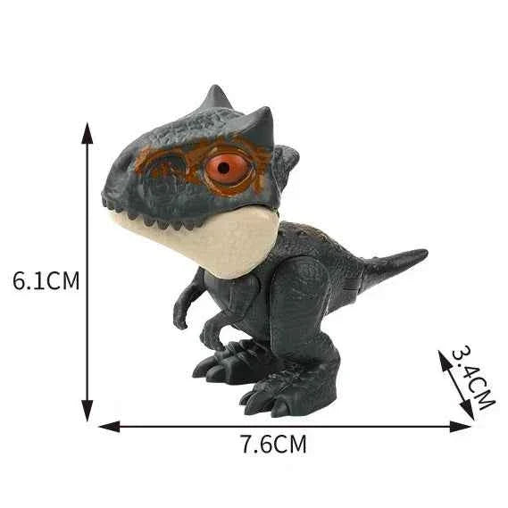 Jurassic Finger Dinosaur  Tyrannosaurus Model Toys for Kids Finger Biting Dinosaurs Movable Joints Dinosaur Toy for Boy Gift