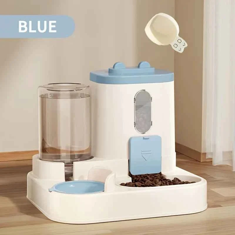2 in 1 Fully Automatic Pet Food & Water Dispenser