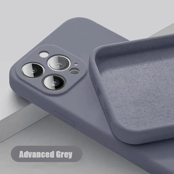 Solid Silicone Phone Case For IPhone 16 & 17