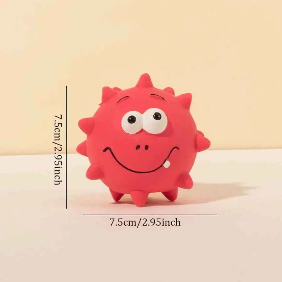 Squeaky Thorn Dog Chew Toy