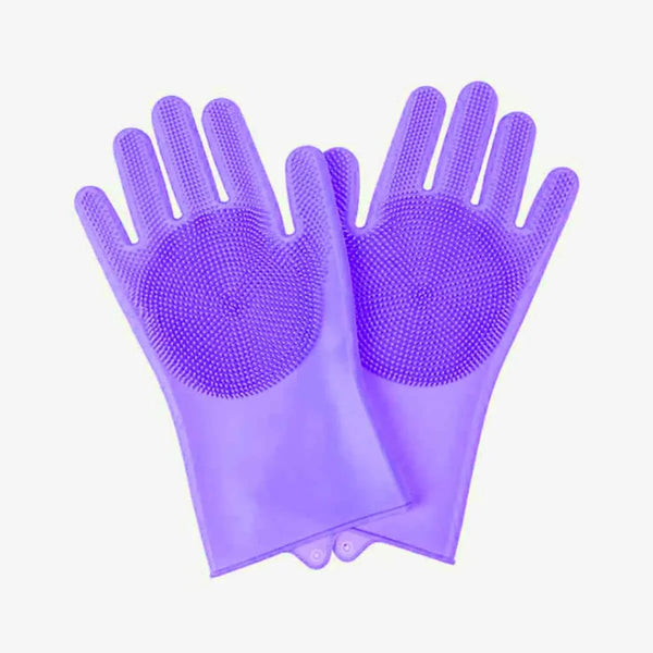 Premium Silicone Bathing Gloves for Dogs and Cats