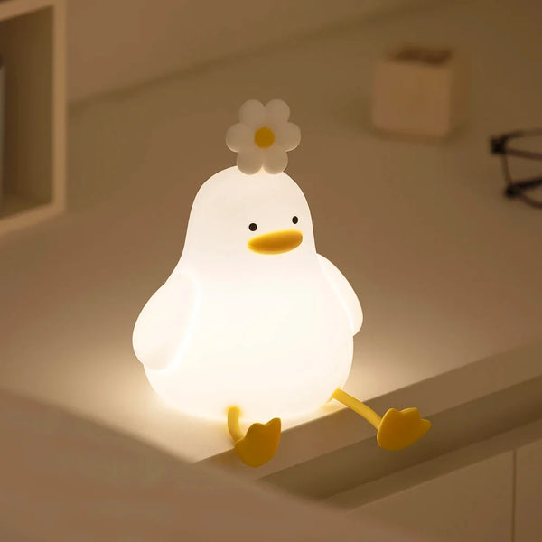 Animal Shaped Night light LED cute panda rabbit light USB charging timed bedside decoration Children's eye protection