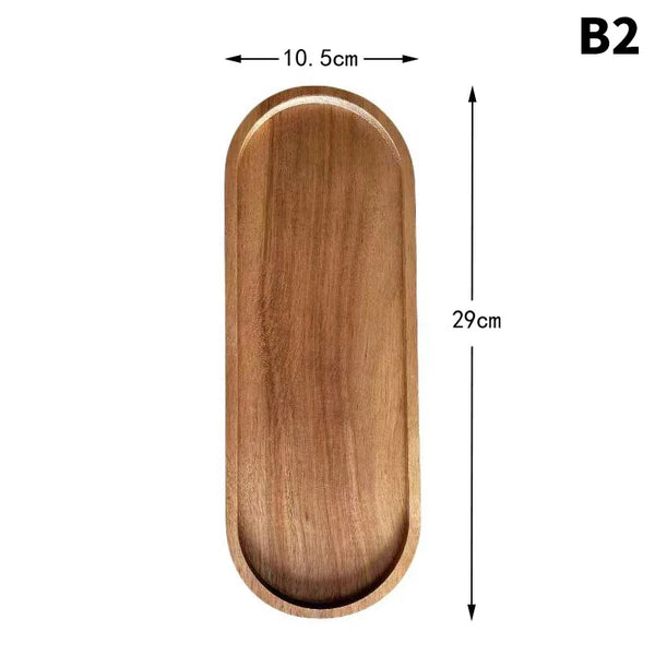 Eco-Friendly Wooden Serving Tray – Stylish & Versatile