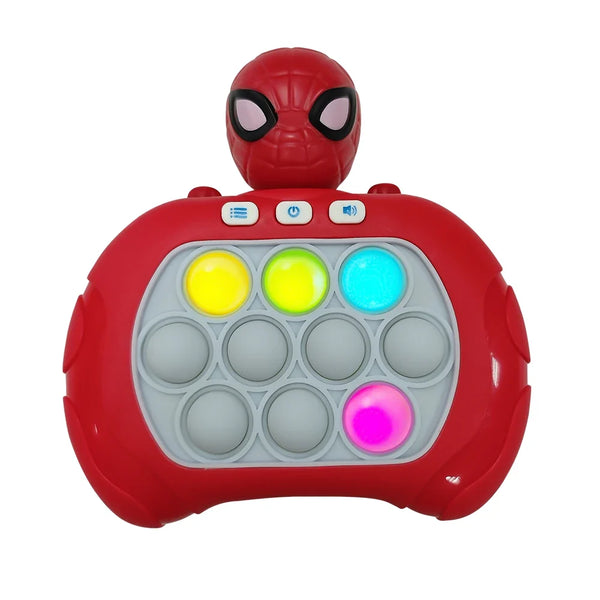 2024 New Quick Push Game Pop Up Fidget Bubble Electronic Pop it Pro Game Light AntiStress Toys For Adult Kids Gift 2024