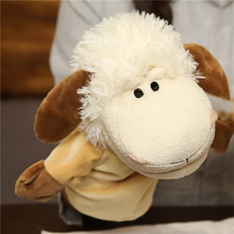 Cartoon Plush Hand Finger Puppets – Soft Interactive Toy for Kids, Party Supply & Family Gathering Fun