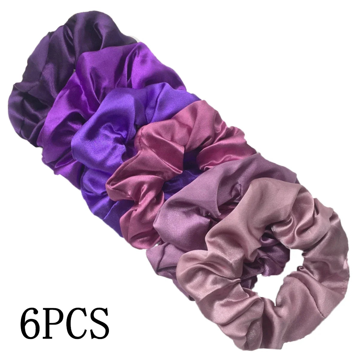 Satin Scrunchies Set for Women & Girls – 25/10/6 Pcs Elastic Hair Bands | Soft Silk Ponytail Holders & Fashion Hair Accessories